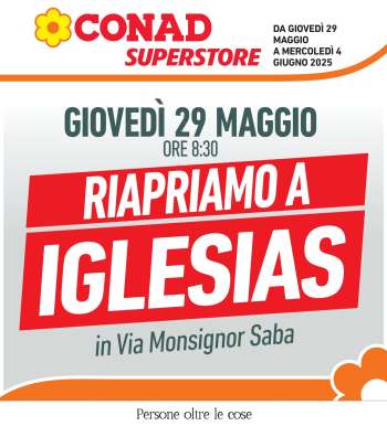 Volantino Conad Superstore - 29/5/2025 - 4/6/2025.
