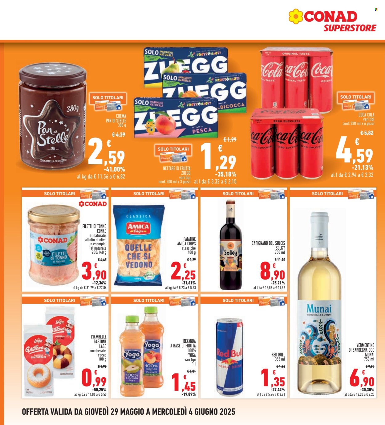 Volantino Conad Superstore - 29/5/2025 - 4/6/2025. Pagina 1