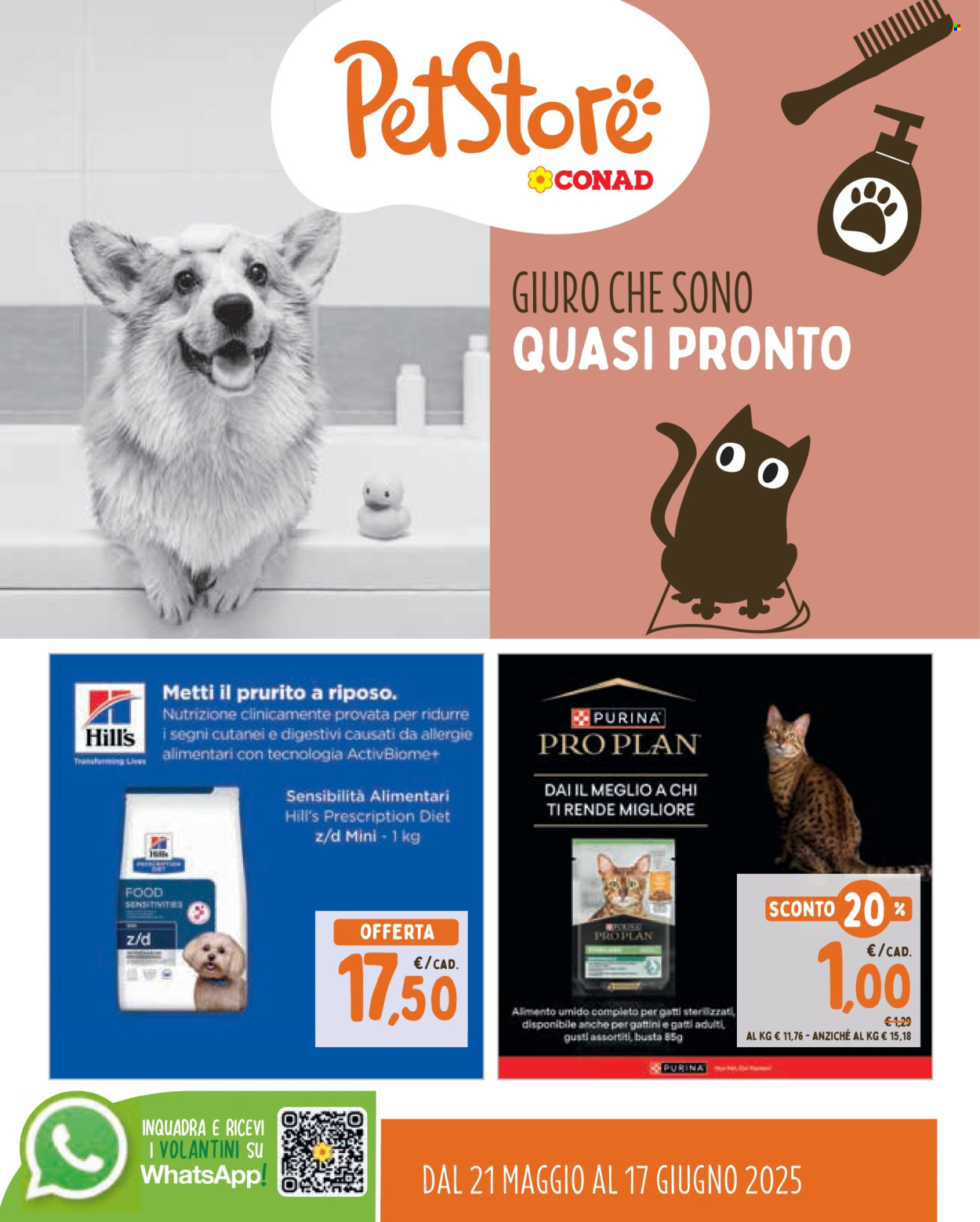 Volantino Pet Store Conad - 21/5/2025 - 17/6/2025. Pagina 1