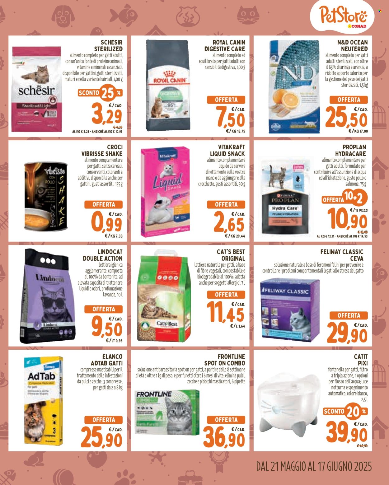 Volantino Pet Store Conad - 21/5/2025 - 17/6/2025. Pagina 5