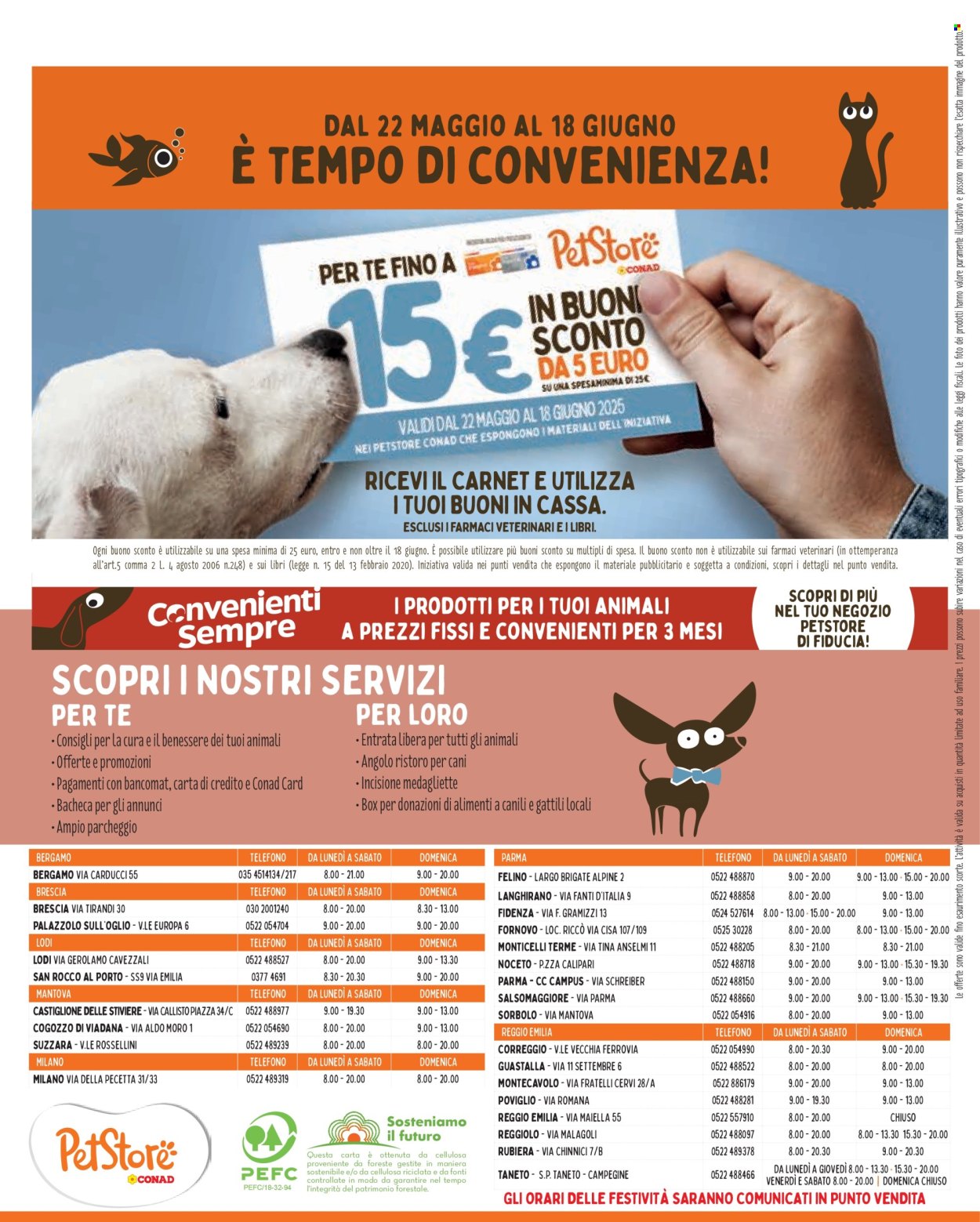 Volantino Pet Store Conad - 21/5/2025 - 17/6/2025. Pagina 8