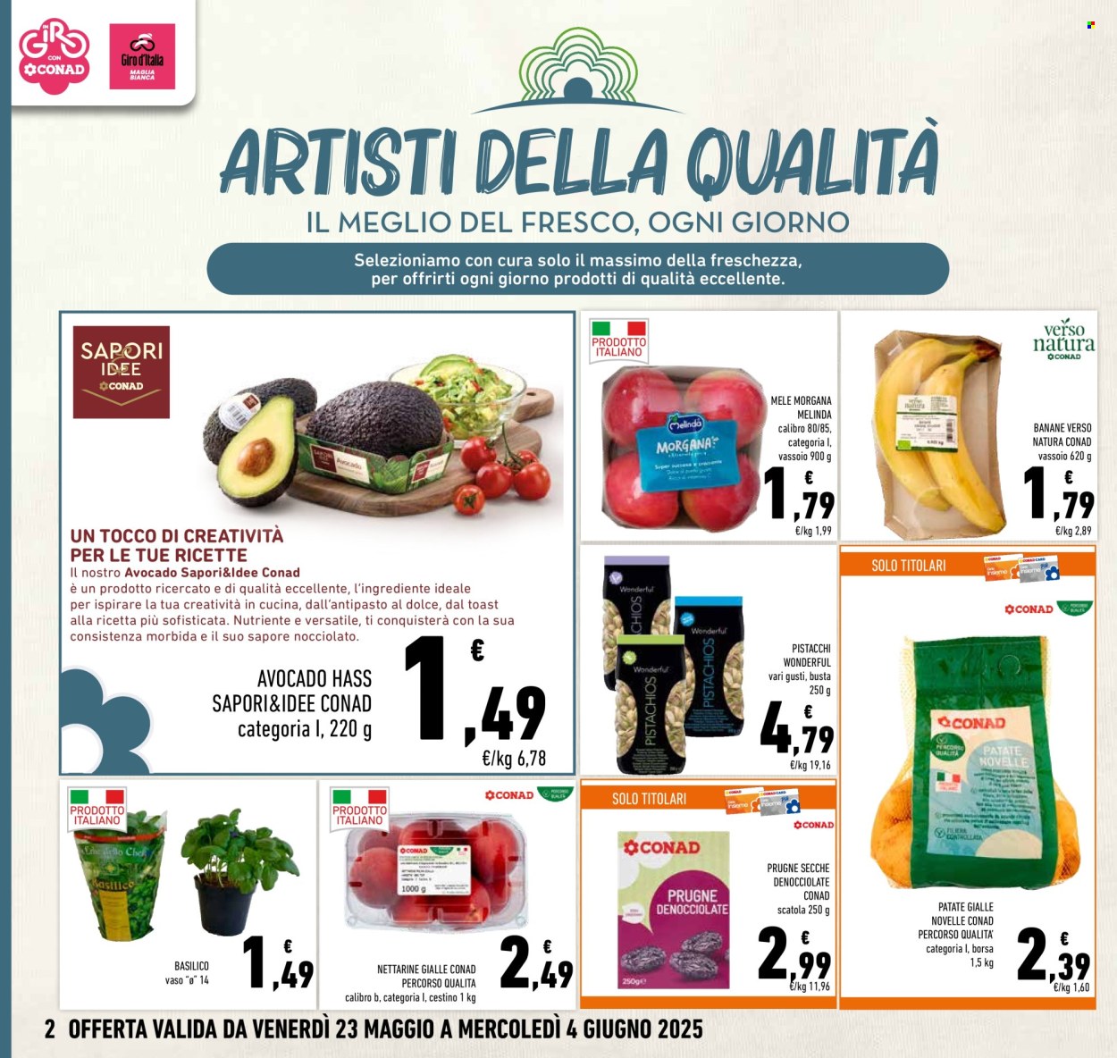 Volantino Conad - 23/5/2025 - 4/6/2025. Pagina 1