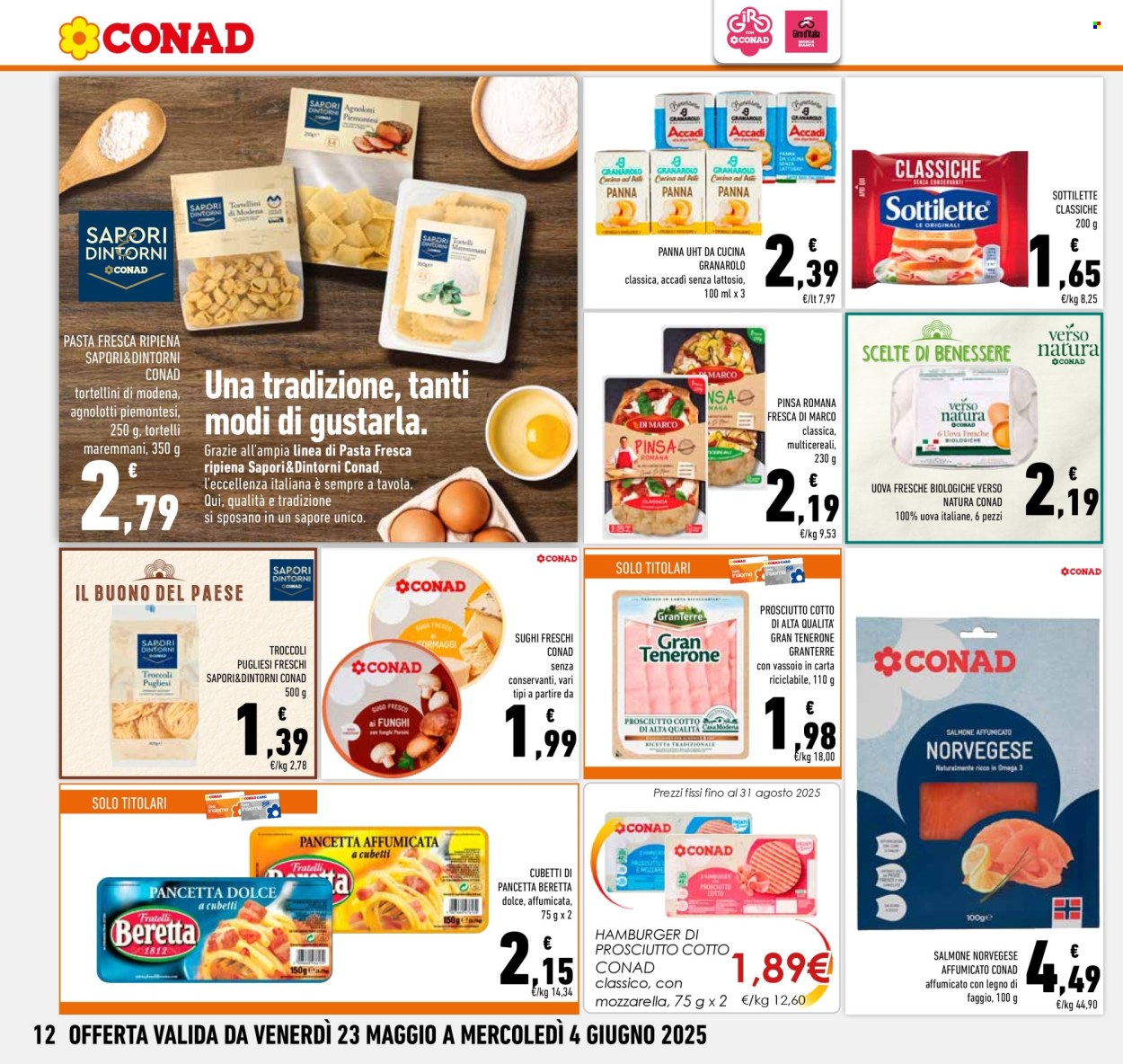 Volantino Conad - 23/5/2025 - 4/6/2025. Pagina 1