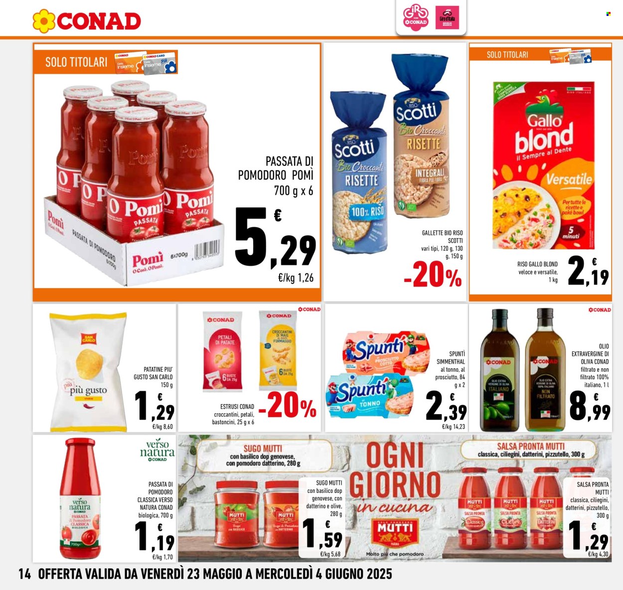 Volantino Conad - 23/5/2025 - 4/6/2025. Pagina 1