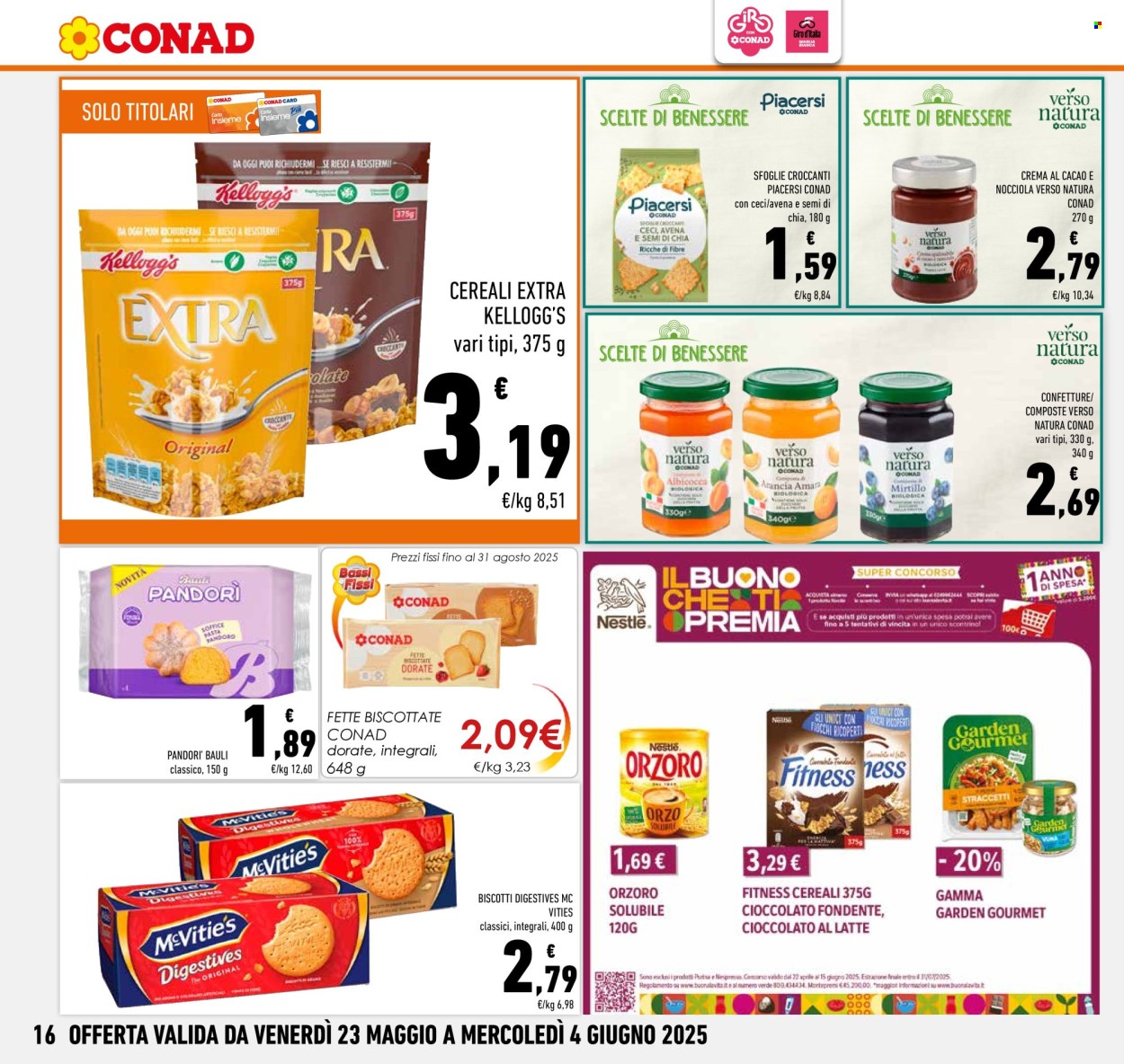 Volantino Conad - 23/5/2025 - 4/6/2025. Pagina 1