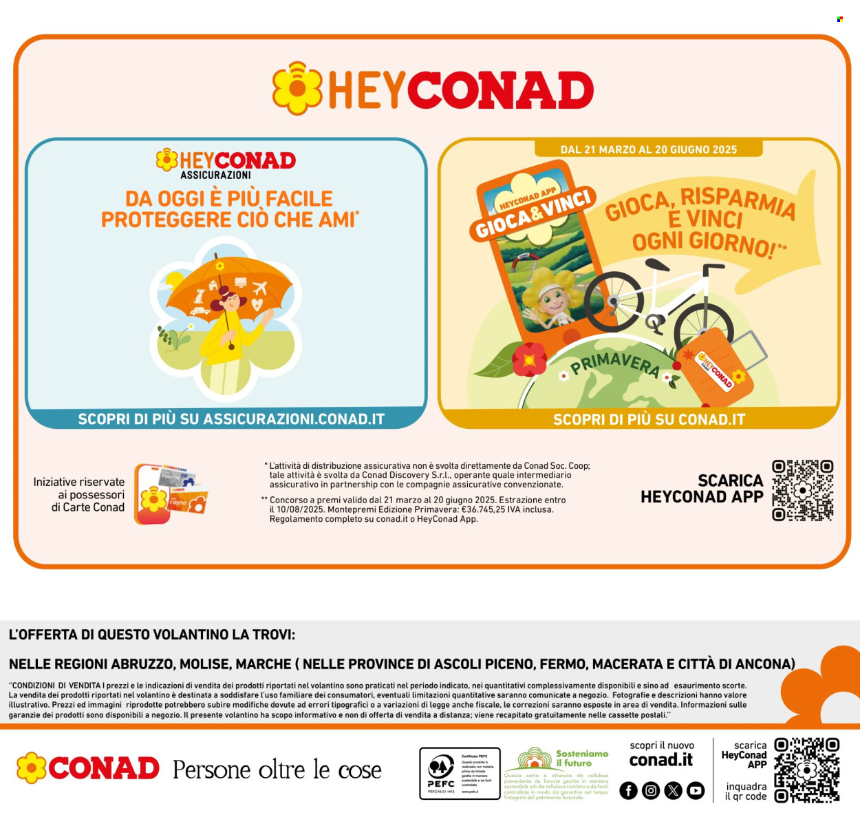Volantino Conad - 23/5/2025 - 4/6/2025. Pagina 1