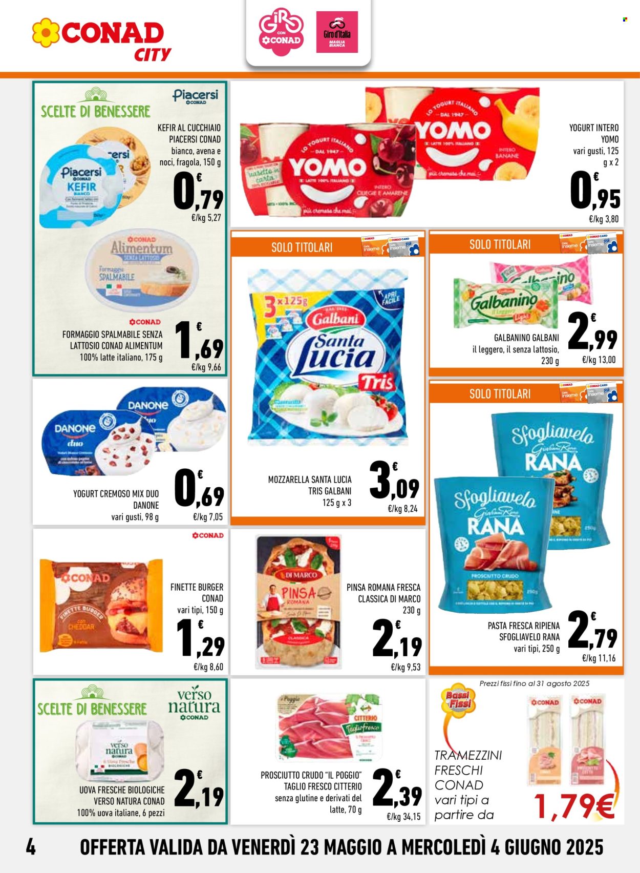 Volantino Conad City - 23/5/2025 - 4/6/2025. Pagina 1