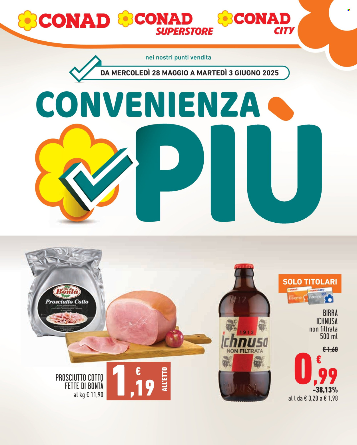 Leták Conad - 28.5.2025 - 3.6.2025. Strana 1