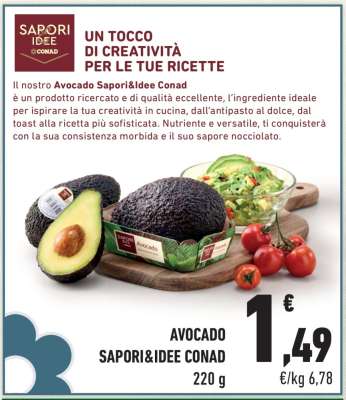 AVOCADO SAPORI&IDEE CONAD