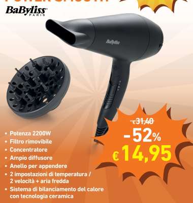 BaByliss Asciugacapelli