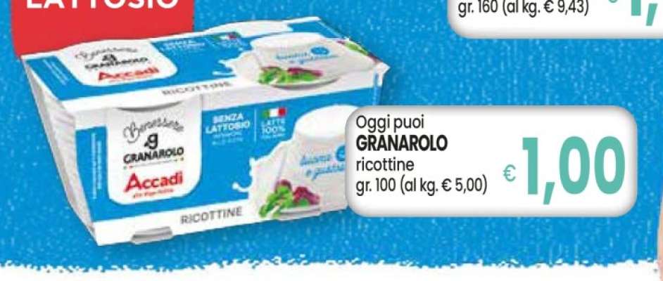 GRANAROLO ricottine