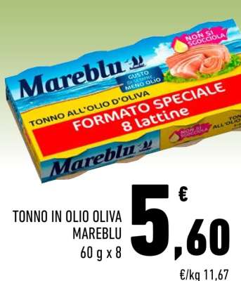 TONNO IN OLIO OLIVA MAREBLU