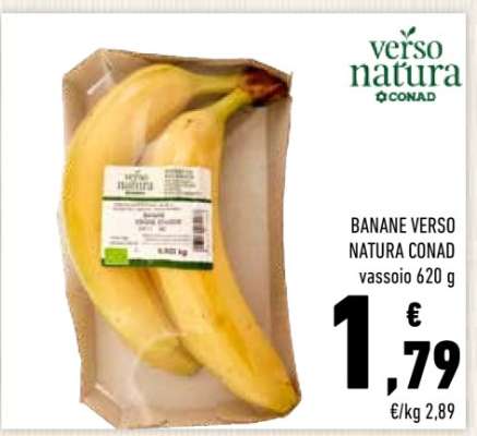 BANANE VERSO NATURA CONAD