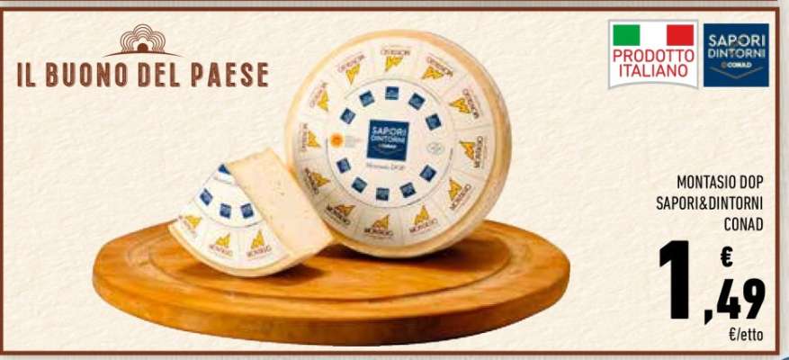 Montasio DOP Sapori&Dintorni Conad