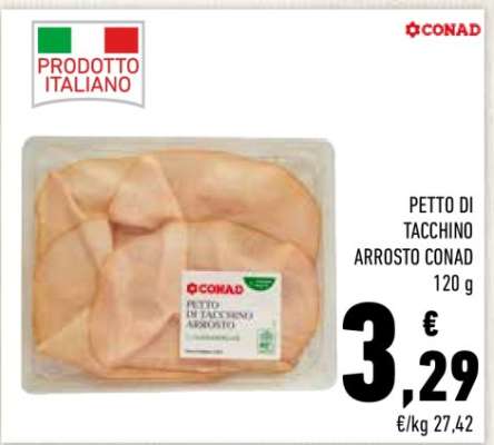 PETTO DI TACCHINO ARROSTO CONAD