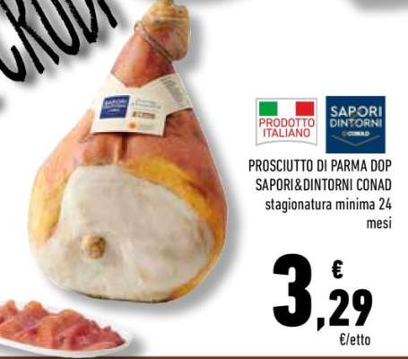 PROSCIUTTO DI PARMA DOP SAPORI&DINTORNI CONAD