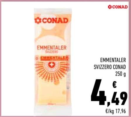 EMMENTALER SVIZZERO CONAD