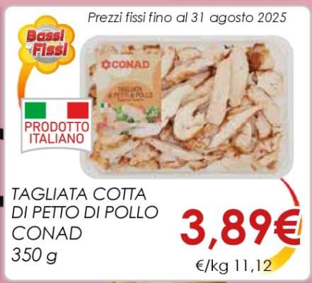 Tagliata cotta di petto di pollo CONAD