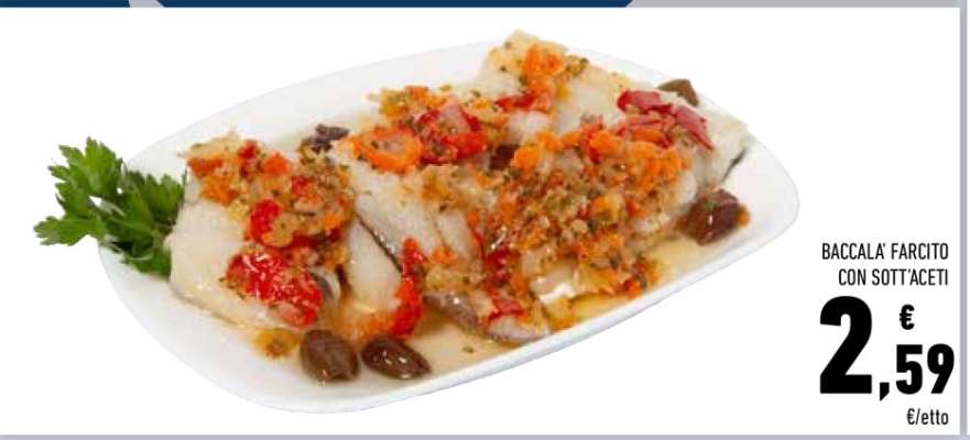 BACCALÀ FARCITO CON SOTTACETI