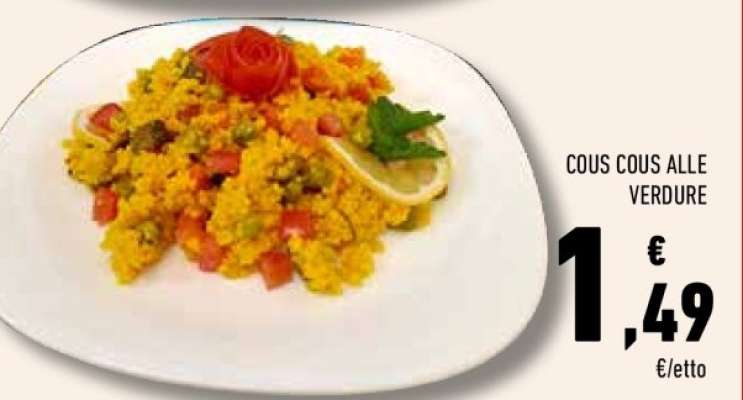 COUS COUS ALLE VERDURE