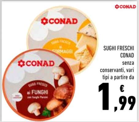 SUGHI FRESCHI CONAD