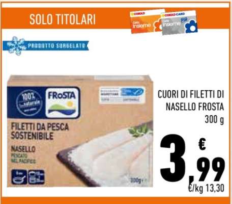 Cuori di Filetti di Nasello Frosta
