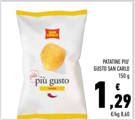 Patatine Più Gusto San Carlo
