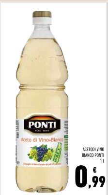 ACETO DI VINO BIANCO PONTI