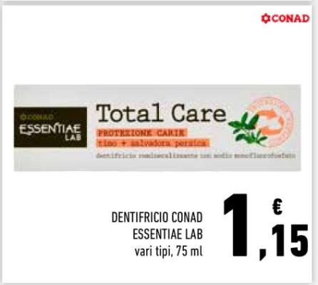 Dentifricio Conad Essentiae Lab
