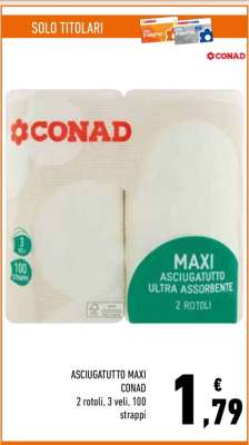 ASCIUGATUTTO MAXI CONAD