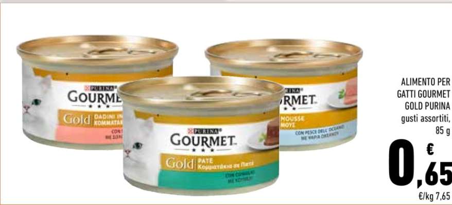 ALIMENTO PER GATTI GOURMET GOLD PURINA