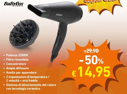 BaByliss Asciugacapelli