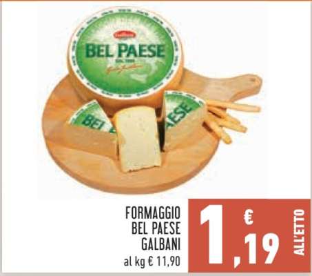 Formaggio Bel Paese Galbani