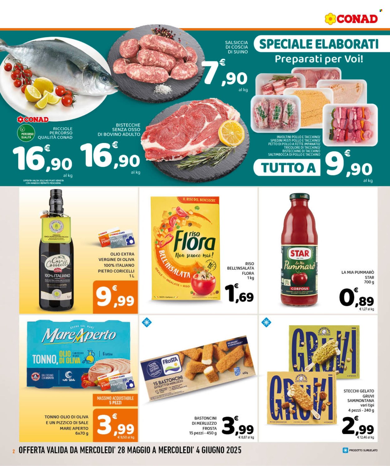 Volantino Conad - 28/5/2025 - 4/6/2025. Pagina 2