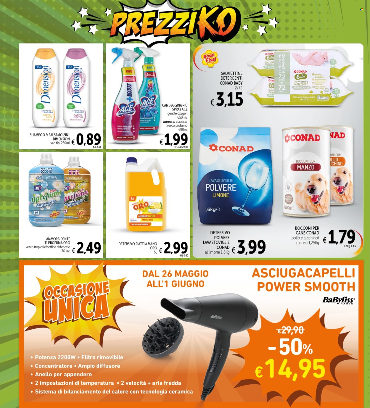 Volantino Spazio Conad - 26/5/2025 - 2/6/2025. Pagina 1