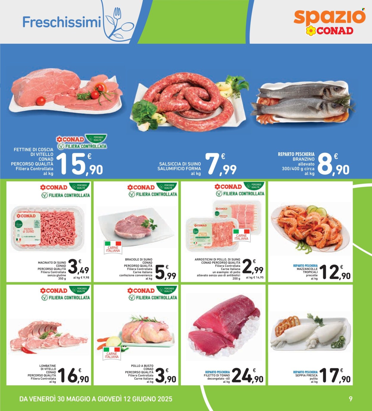 Volantino Spazio Conad - 30/5/2025 - 12/6/2025. Pagina 1