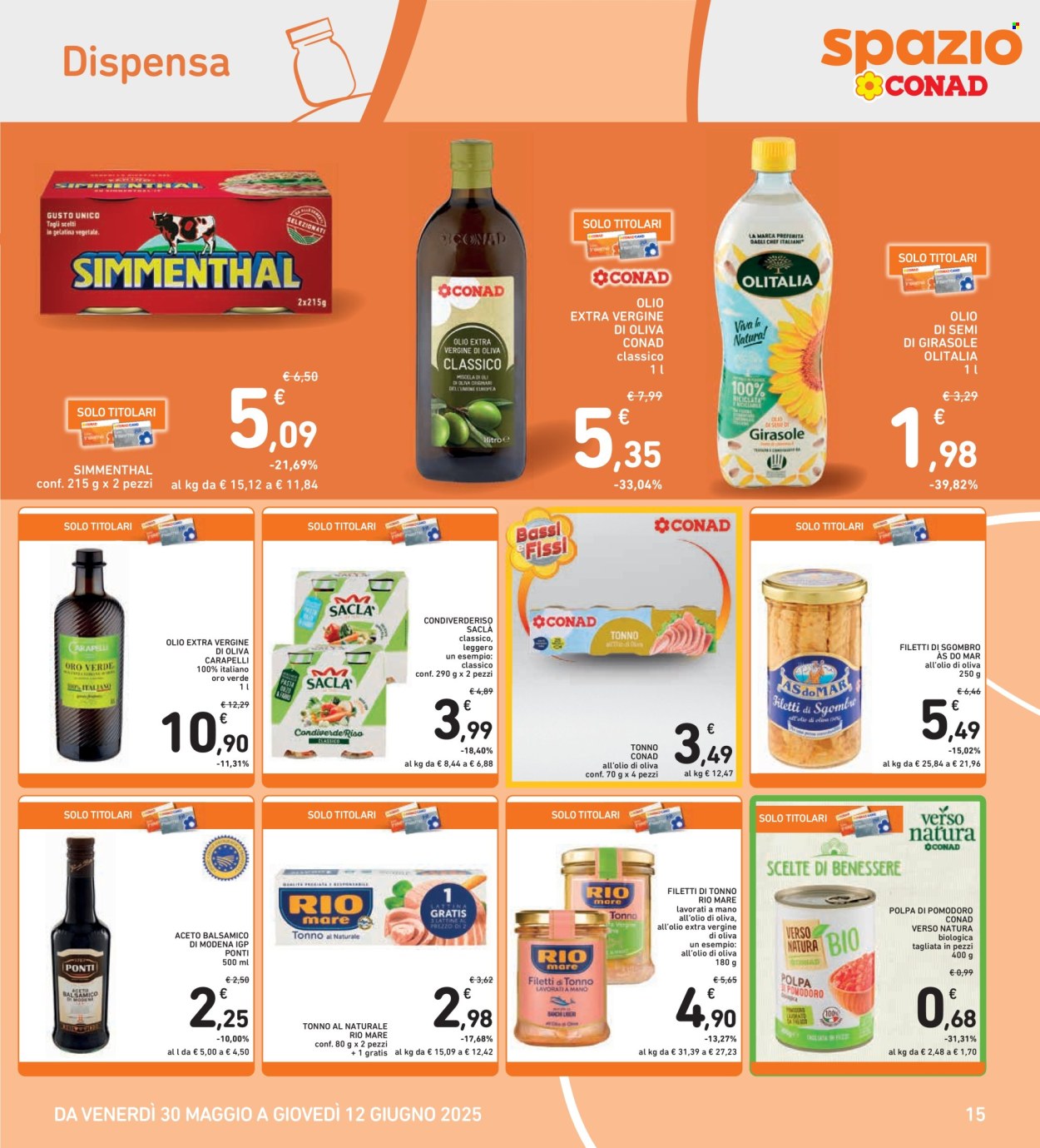 Volantino Spazio Conad - 30/5/2025 - 12/6/2025. Pagina 1