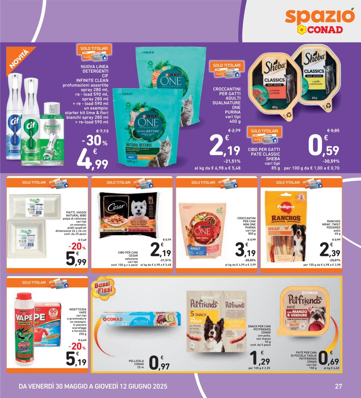 Volantino Spazio Conad - 30/5/2025 - 12/6/2025. Pagina 1
