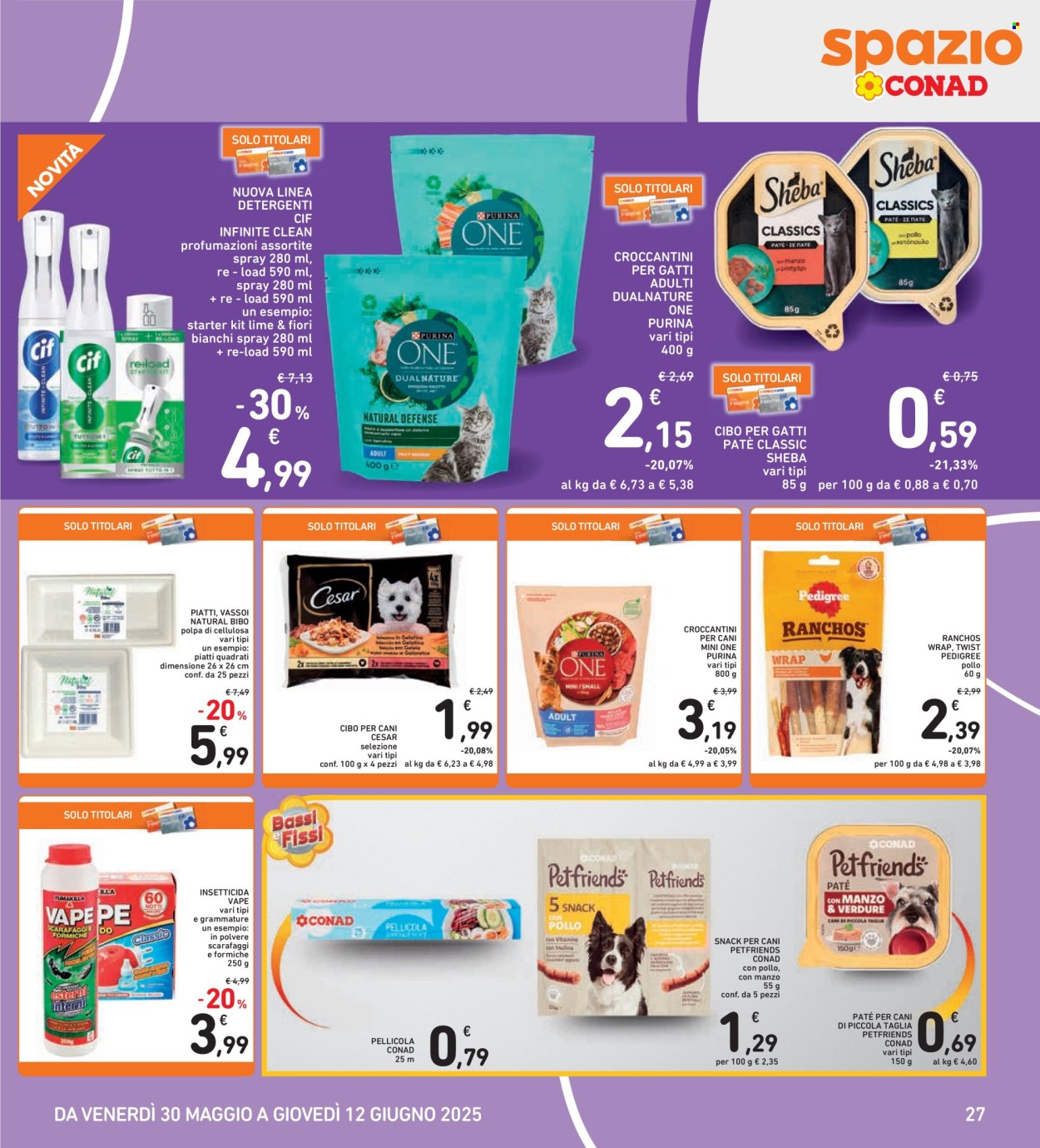 Volantino Spazio Conad - 30/5/2025 - 12/6/2025. Pagina 27