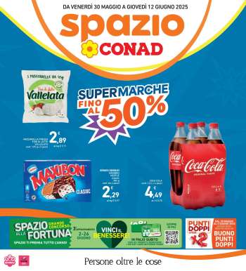 Volantino Spazio Conad - 30/5/2025 - 12/6/2025.