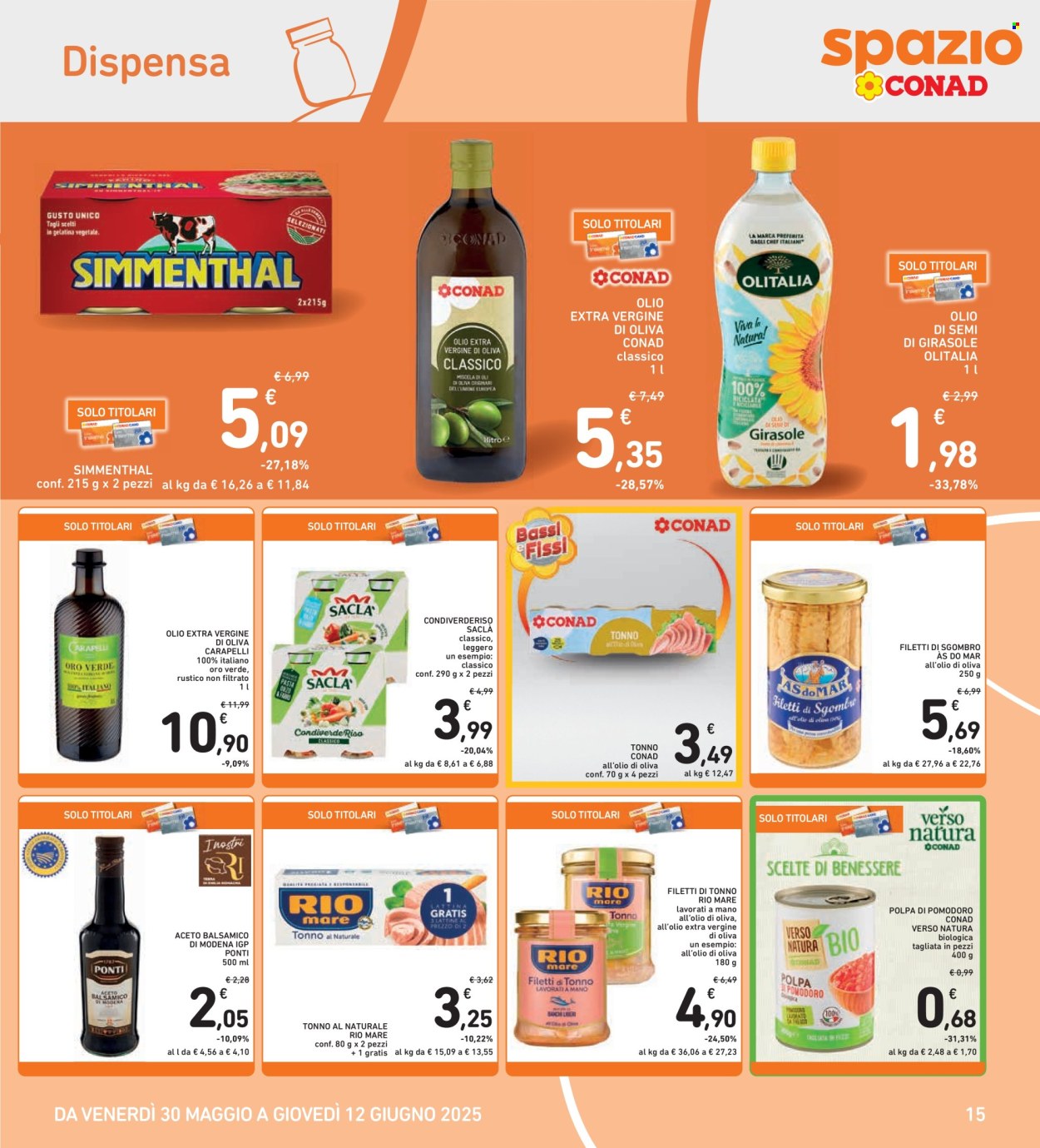 Volantino Spazio Conad - 30/5/2025 - 12/6/2025. Pagina 15
