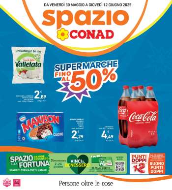 Volantino Spazio Conad - 30/5/2025 - 12/6/2025.