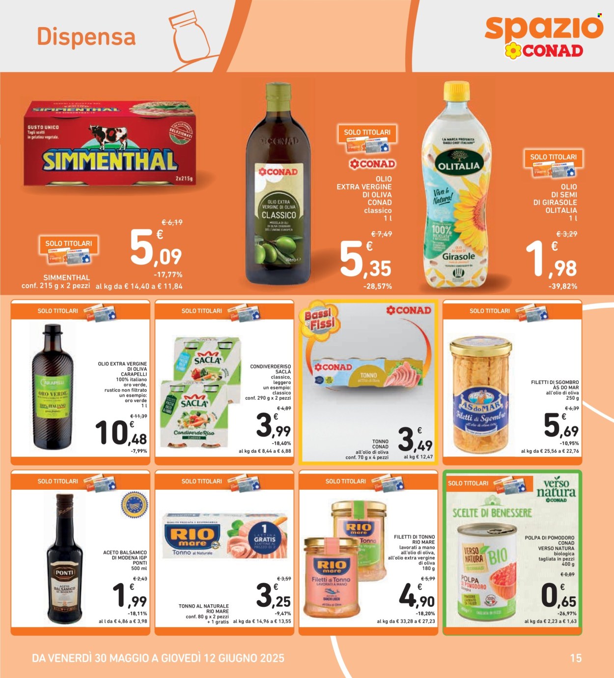 Volantino Spazio Conad - 30/5/2025 - 12/6/2025. Pagina 15