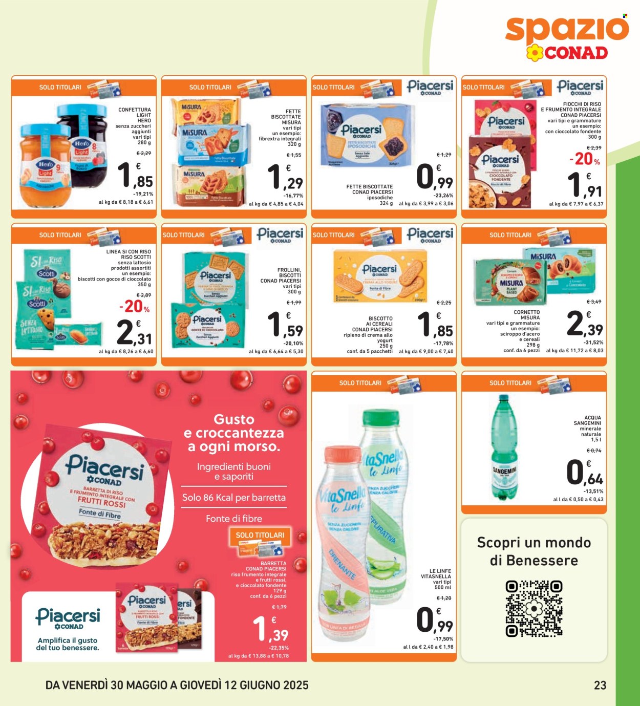 Volantino Spazio Conad - 30/5/2025 - 12/6/2025. Pagina 23