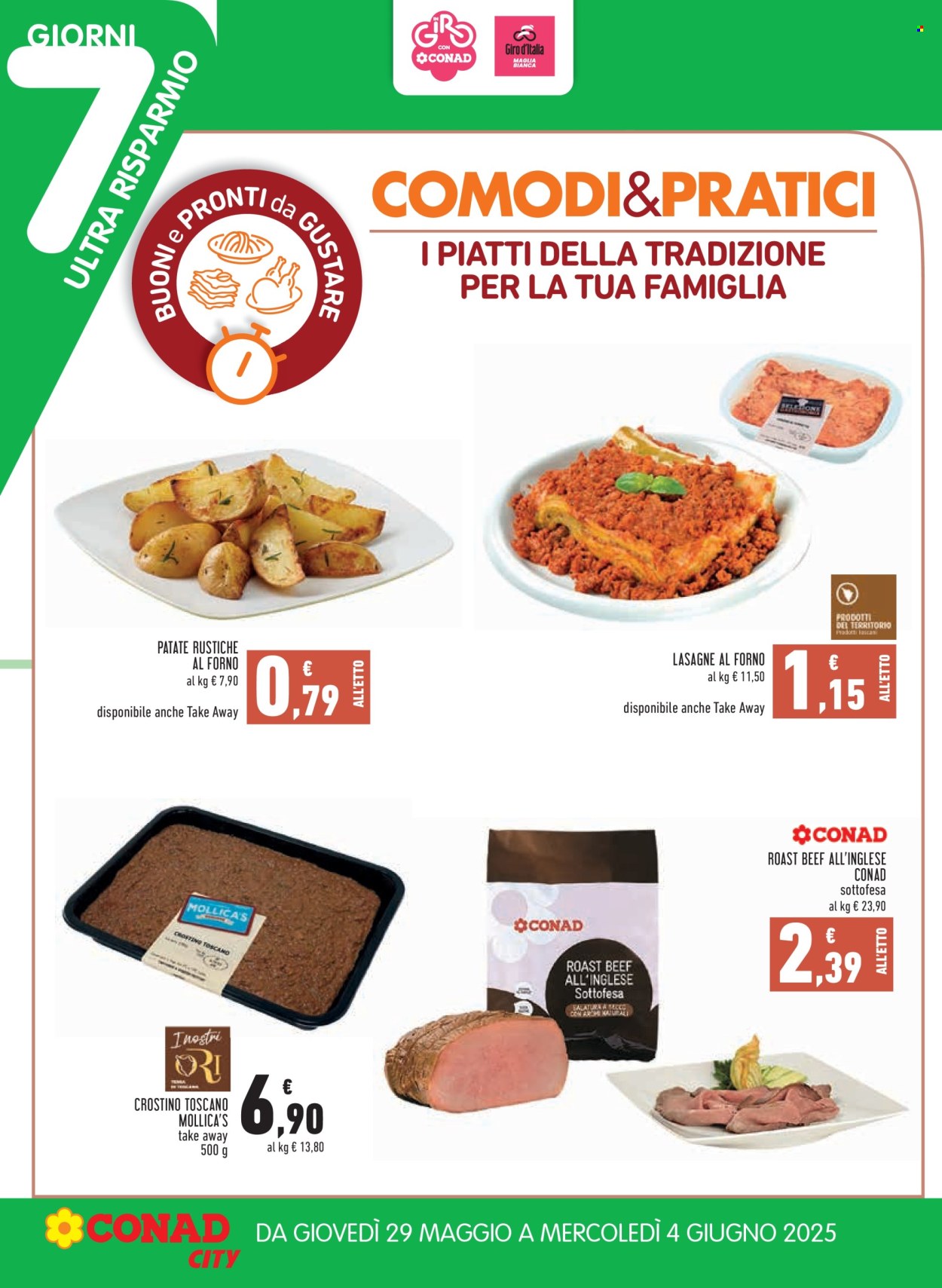 Volantino Conad - 29/5/2025 - 4/6/2025. Pagina 1