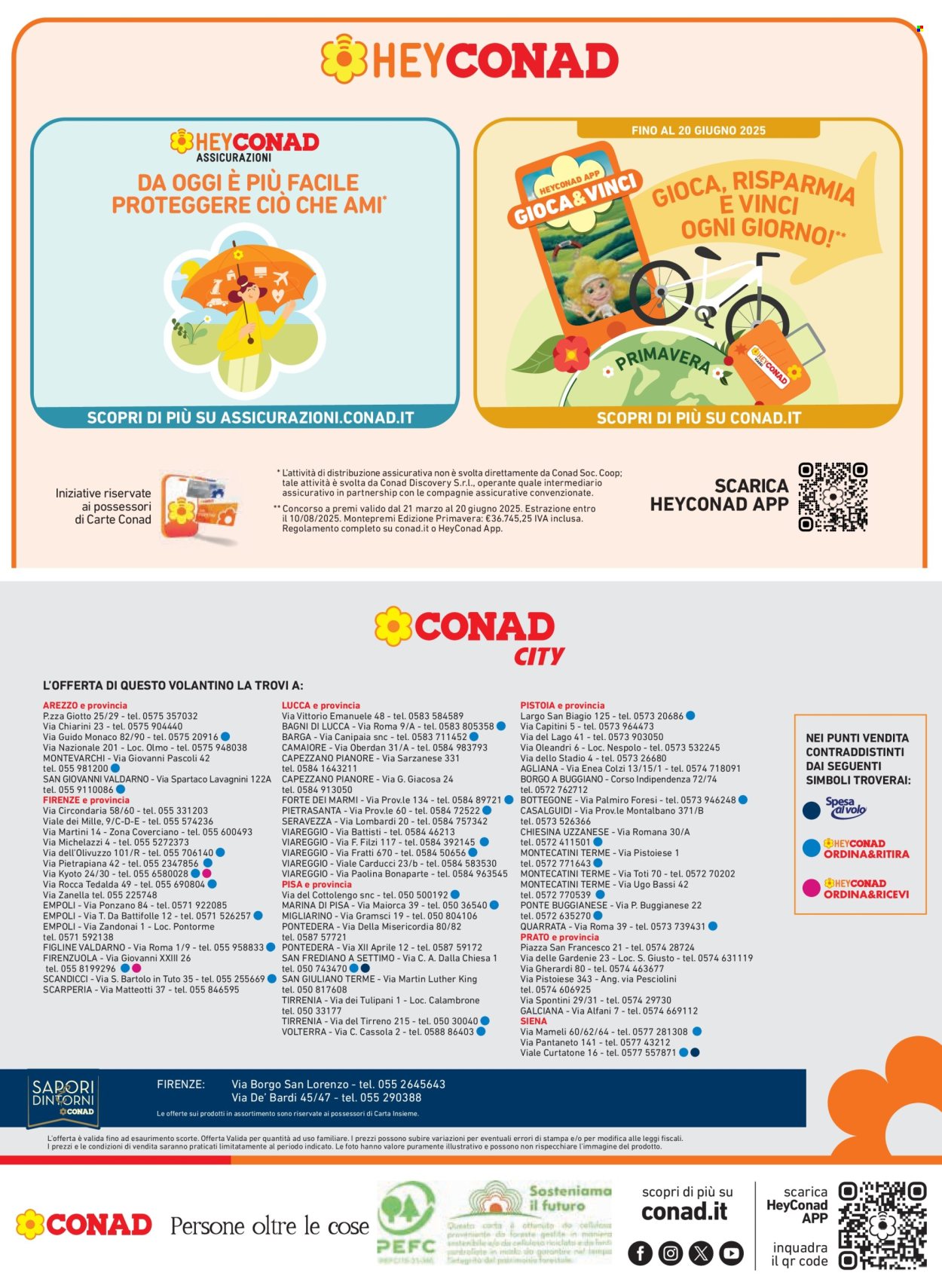 Volantino Conad - 29/5/2025 - 4/6/2025. Pagina 1