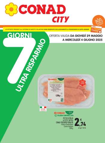 Volantino Conad City - 29/5/2025 - 4/6/2025.