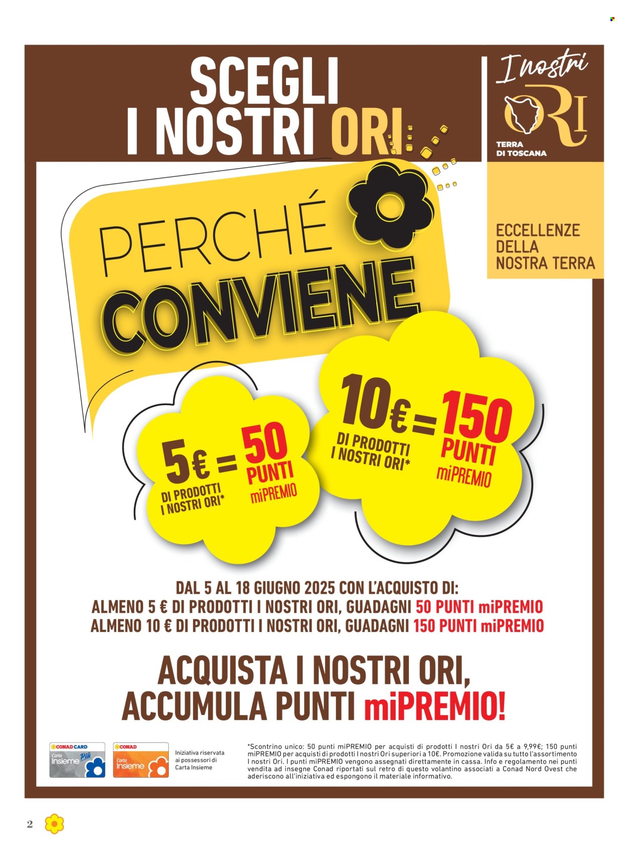Volantino Conad - 5/6/2025 - 18/6/2025. Pagina 1