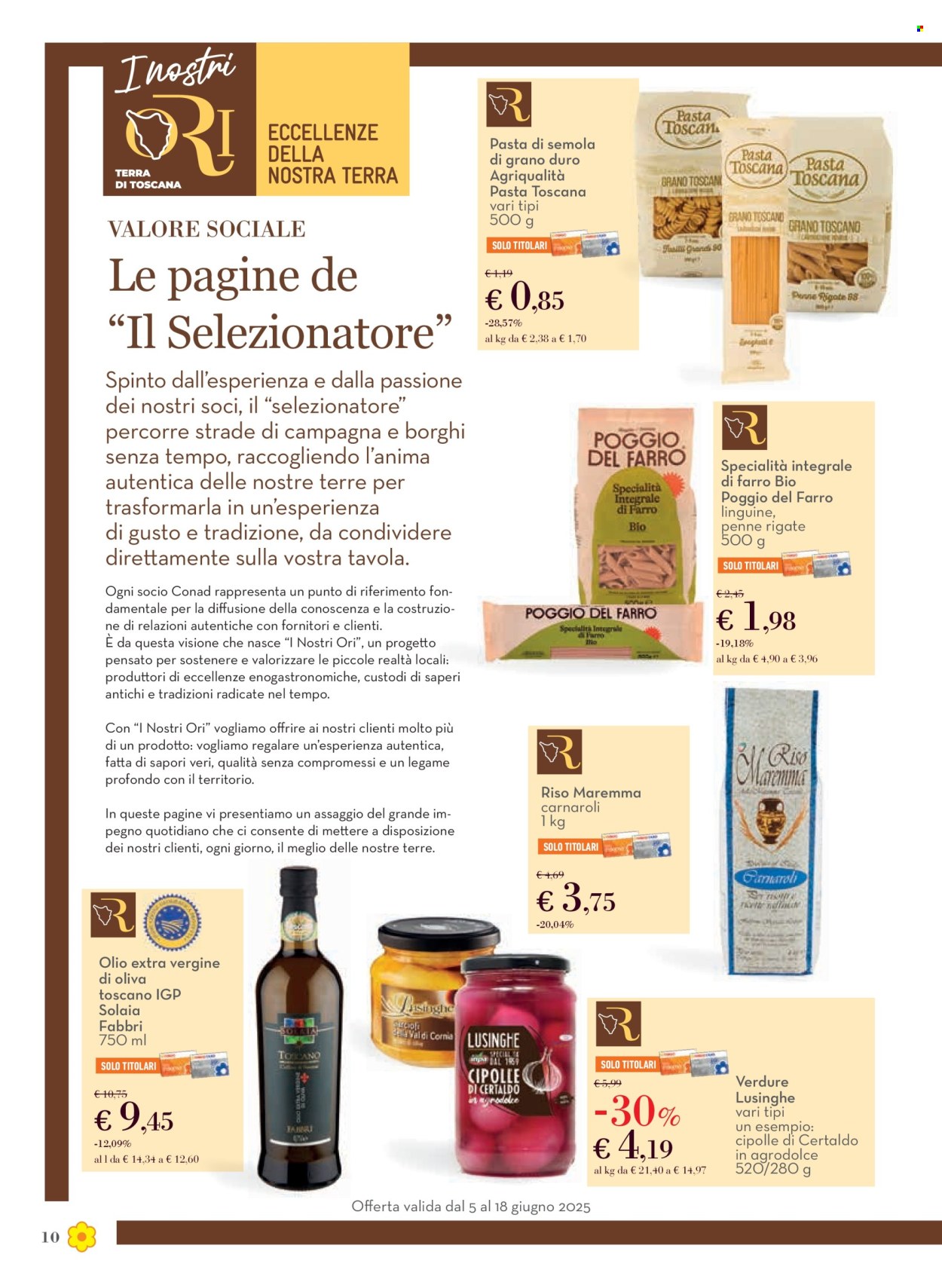 Volantino Conad - 5/6/2025 - 18/6/2025. Pagina 1