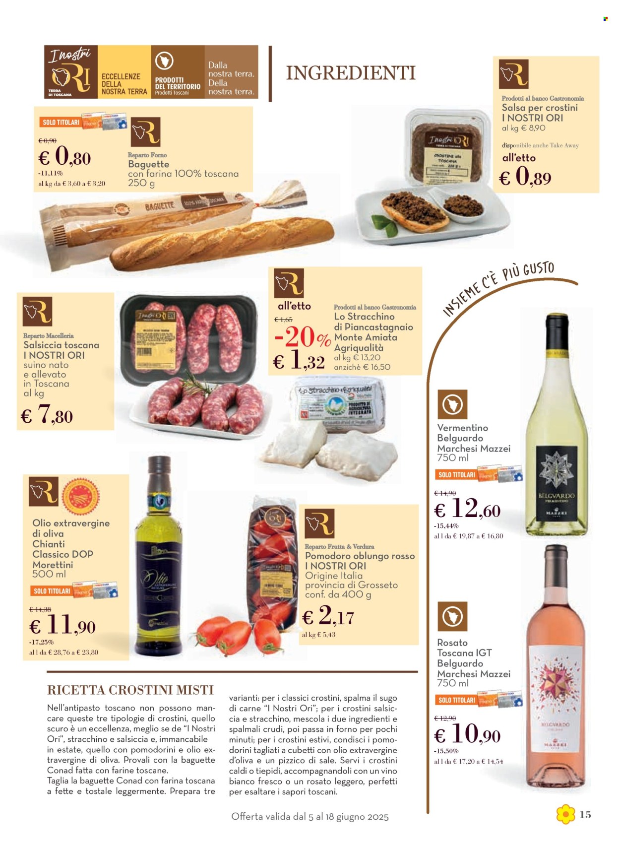 Volantino Conad - 5/6/2025 - 18/6/2025. Pagina 1